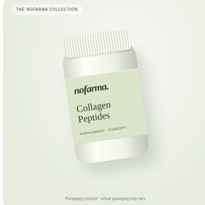 NoFarma Collagen Peptides packaging concept